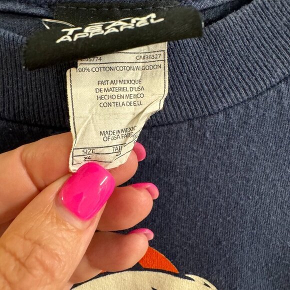 Men's NFL Team Apparel Denver Broncos Long Sleeve T Shirt Size XL - Picture 6 of 7